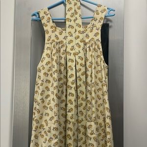 Doen Eve belted tiered floral print midi dress